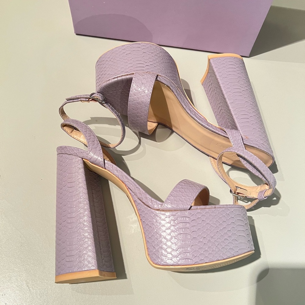 NASTY GAL| platform heel